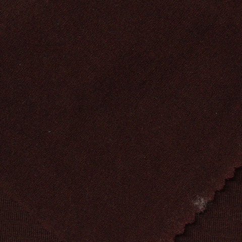 Polyester Viscose Stretch Jersey Knit Fabric, 150 gsm — Brown