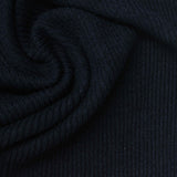Polyester Viscose Rib Knit Fabric, 290 gsm, 140 cm — Navy — photo 1