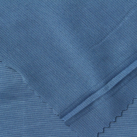 Polyester Stretch Jersey Knit Fabric, 170 gsm — Blue