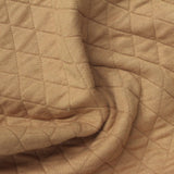Tan Diamond Jacquard, Poly-Cotton — photo 1