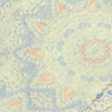Blue Wavy-Line Crepe, Viscose — photo 1