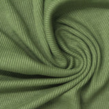 Viscose Stretch Rib Knit Fabric, 290 gsm, 120 cm — Green, ref EF-249232 — photo 1