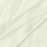 Off-White Vertical-Line Pointelle Knit, Poly-Viscose — photo 1