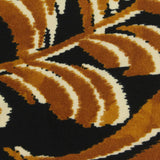 Black Geometric Linen-Look, Polyester — photo 1