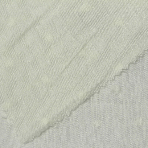 White Dots Woven, Viscose, 114 gsm