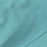 Turquoise Textured Jersey Knit, Polyester — photo 1