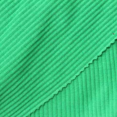 Bright Green Rib Knit