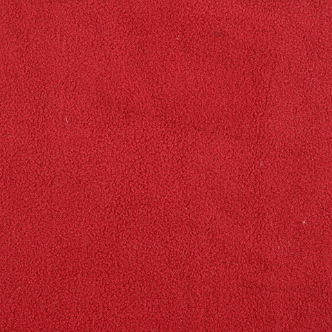 100% Polyester Fleece Fabric, 197 gsm, 155 cm — Red