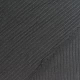 Polyester Viscose Stretch Rib Knit Fabric, 297 gsm, 130 cm — Grey — photo 1