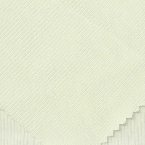 Cotton Tencel Lyocell Stretch Rib Knit Fabric, 240 gsm, 148 cm — Khaki