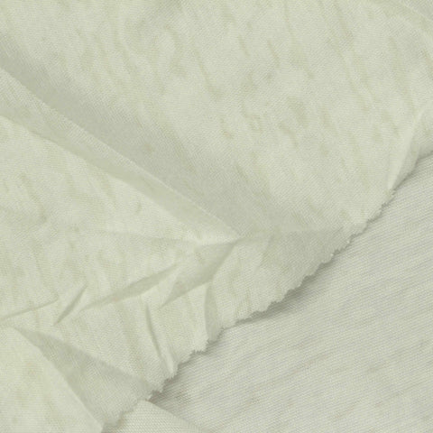 Light Green Heathered-Marl Jersey Knit, Poly-Viscose
