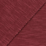 Deep Red Heather Piqué Knit, Cotton-Poly — photo 1