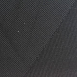 Polyester Stretch Rib Knit Fabric, 320 gsm, 124 cm — Black — photo 1