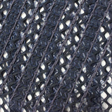 Dark Blue Vertical-Stripe Jacquard, Polyester — photo 1