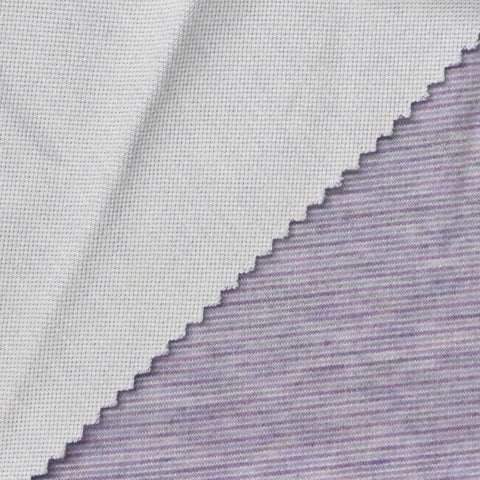 Polyester Viscose Stretch Interlock Knit Fabric, 220 gsm, 185 cm — Purple