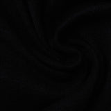 100% Cotton Jersey Knit Fabric, 200 gsm, 170 cm — Black — photo 1