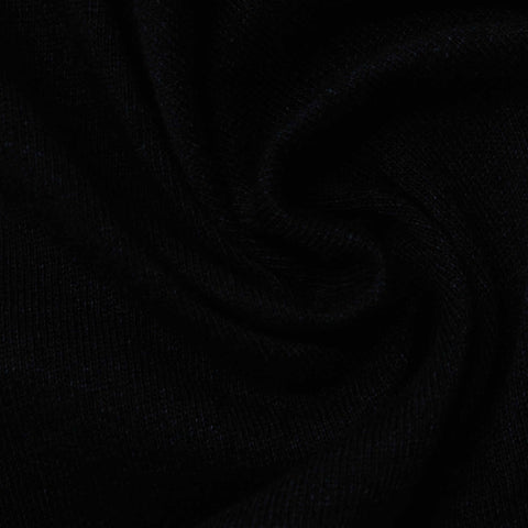 100% Cotton Jersey Knit Fabric, 200 gsm, 170 cm — Black