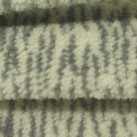 Cream Animal Print Knit, Poly-Cotton