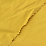 Viscose Nylon Stretch Piqué Knit Fabric, 175 gsm, 175 cm — Yellow — photo 1