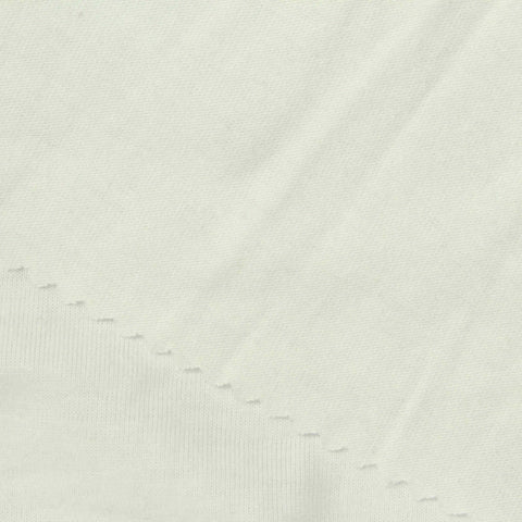 Cotton Polyester Jersey Knit Fabric, 175 gsm, 170 cm — White