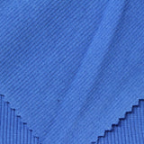 Cotton Polyester Stretch Rib Knit Fabric, 263 gsm — Blue, ref EF-243817 — photo 1