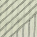Dark Grey Vertical-Stripe Crepe, Cotton-Poly — photo 1