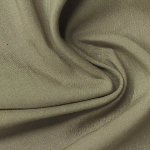 100% Viscose Woven Fabric, 78 gsm, 142 cm — Khaki