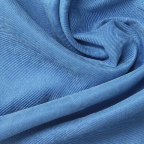 Blue Floral Jacquard, Polyester, 170 gsm