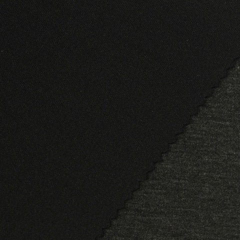 Dark Grey Marl Scuba Knit, Poly-Viscose, 320 gsm, 160 cm, ref EF-270150