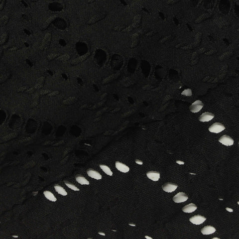 Black Dot Jacquard, Polyester, 240 gsm