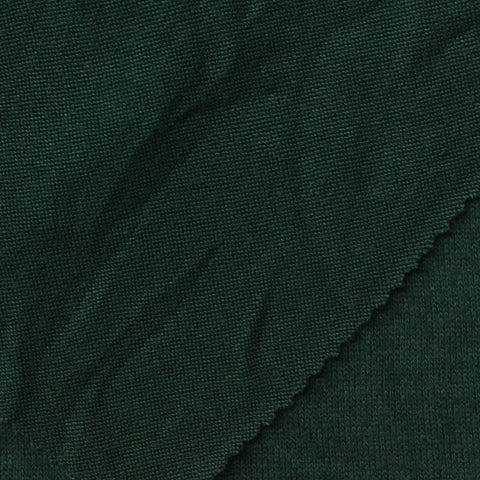 Viscose Polyester Stretch Chunky Knit Fabric, 195 gsm, 155 cm — Green, ref EF-259721