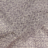 Lavender Geometric Chunky Knit, Poly-Viscose — photo 1
