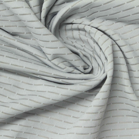 Grey Lines Jersey Knit, Nylon
