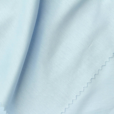 100% Cotton Interlock Knit Fabric, 135 gsm, 140 cm — Blue