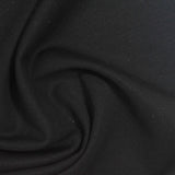 Polyester Viscose Stretch Scuba Knit Fabric, 250 gsm, 160 cm — Black, ref EF-267296 — photo 1