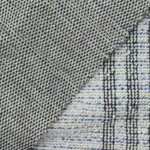 Black Grid Chenille, Polyester
