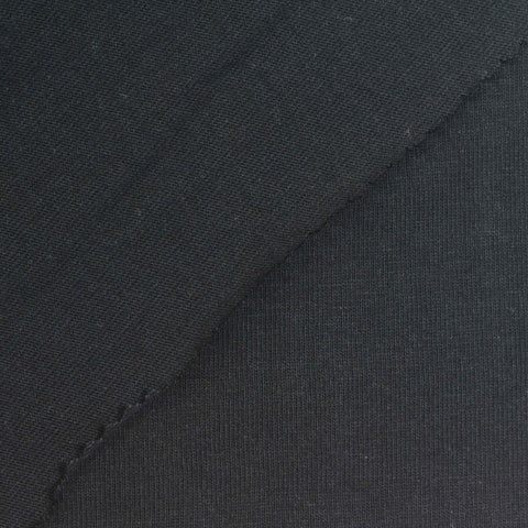 100% Cotton Jersey Knit Fabric, 210 gsm, 180 cm — Black, ref EF-272755