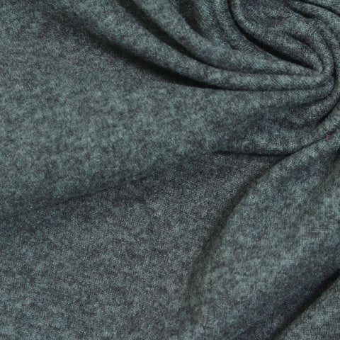 Dark Grey Marl Jersey Knit, Polyester, 288 gsm