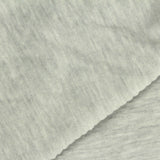 Light Grey Heathered-Marl Jersey Knit, Cotton-Poly — photo 1
