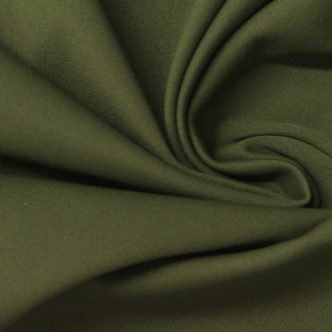 Nylon Stretch Interlock Knit Fabric, 240 gsm, 155 cm — Green