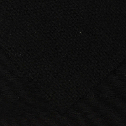Printed Cotton Polyester Woven Fabric, 355 gsm, 150 cm — Black