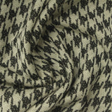 Black Houndstooth Jacquard, 250 gsm — photo 1