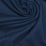 Polyester Stretch Milk Silk Knit Fabric, 230 gsm, 150 cm — Navy — photo 1