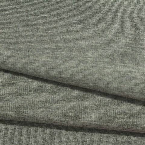 Grey Marl Ponte Knit, Viscose-Nylon