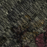 Pink Abstract Rib Knit, Polyester — photo 1