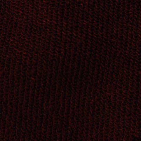 Dark Red Marl French Terry, Poly-Cotton
