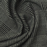Black Geometric Jacquard, Polyester, 290 gsm, 165 cm — photo 1