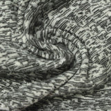 Black Marl Interlock Knit, Polyester, 230 gsm — photo 1