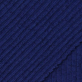 100% Polyester Rib Knit Fabric, 230 gsm, 160 cm — Navy — photo 1