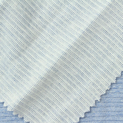 Light Blue Heathered-Marl Knit, Poly-Viscose